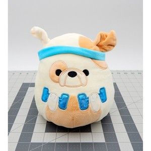 Squishmallow Brock The Bulldog Wellness Squad Plush 8 Inch Stuffed Animal Toy
